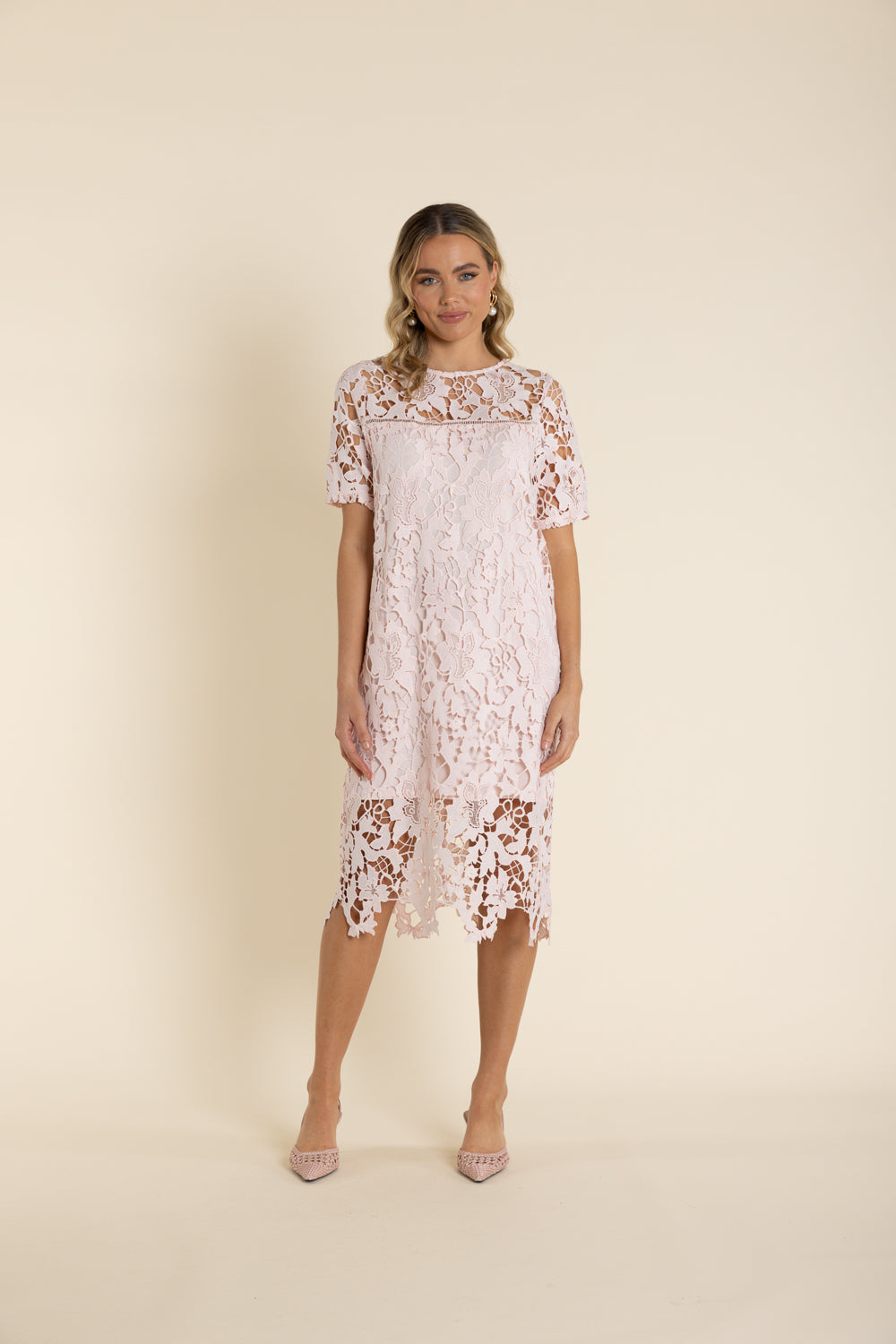 2925 Guipure Lace Dress