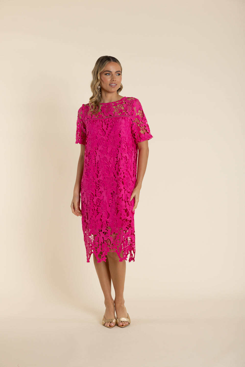 2925 Guipure Lace Dress