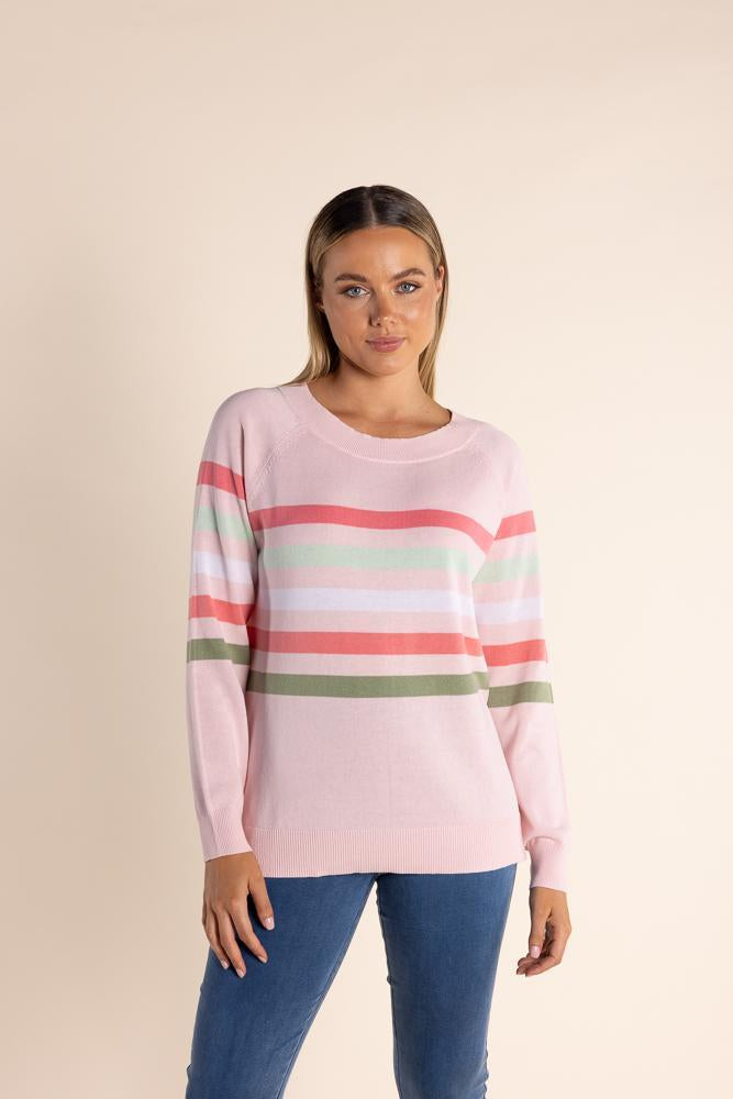 2803 - MULTI STRIPE KNIT