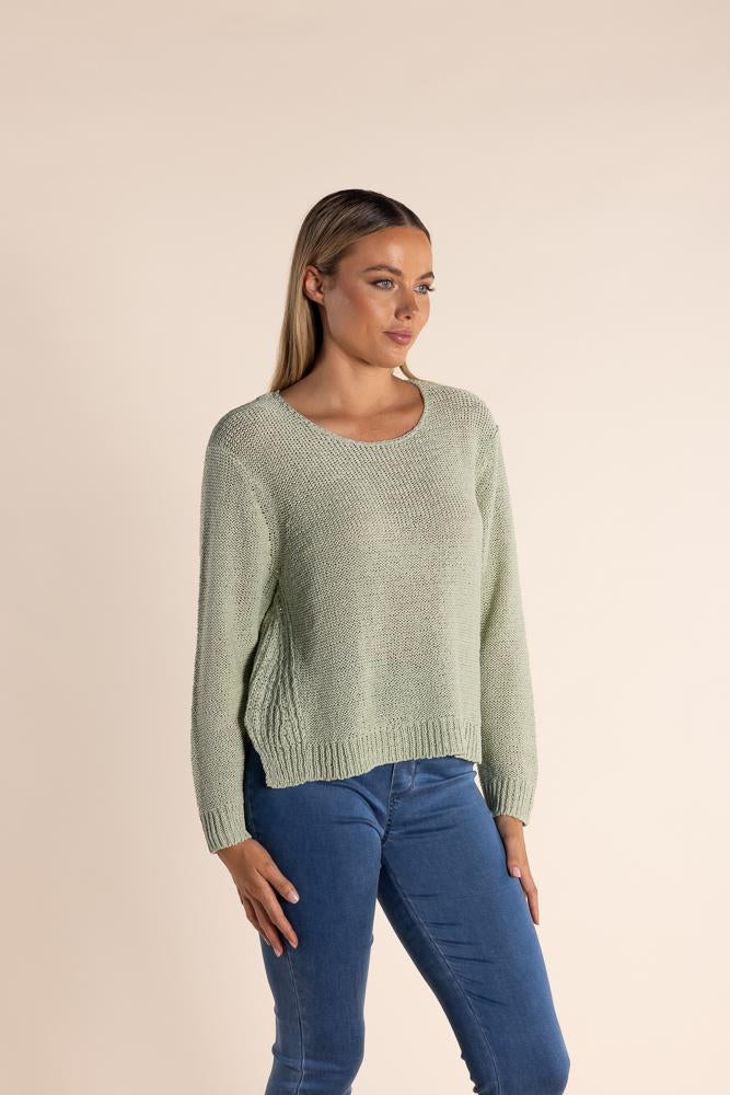 2804 - TAPE YARN KNIT -- 7/8 SLEEVE